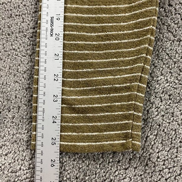 J. Jill Cotton Brown Striped Tunic Women's 3X Long Sleeve Vented Hem Sweater - Picture 10 of 10